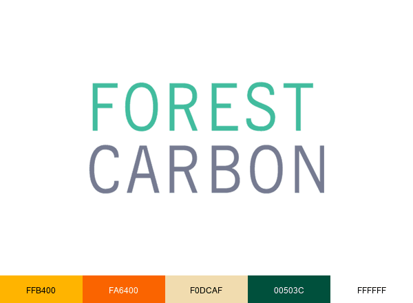 Forest Carbon brand color palette