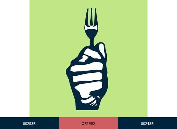 – Forks Over Knives brand color palette
