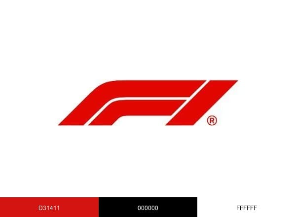 Formula 1 brand color palette