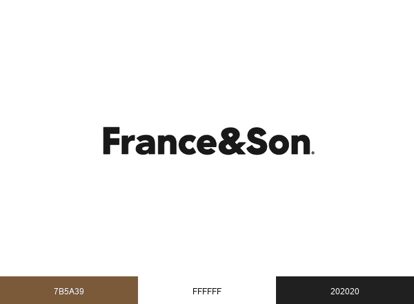 France and Son brand color palette