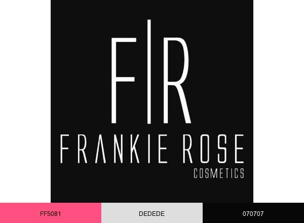 Frankie Rose Cosmetics brand color palette