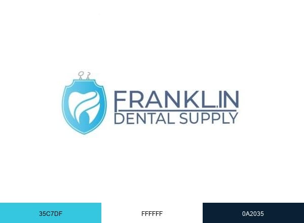 Franklin Dental Supply brand color palette