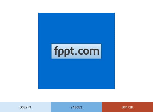 PowerPoint Templates brand color palette