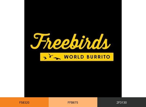 Freebirds World Burrito brand color palette