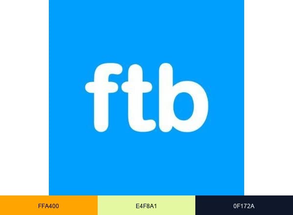 Freetobook brand color palette