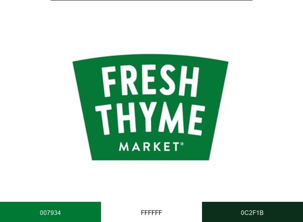 Fresh Thyme brand color palette