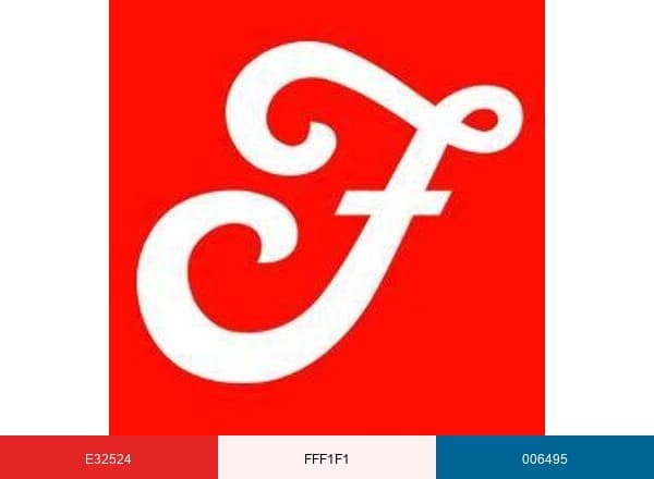 Friendly's brand color palette
