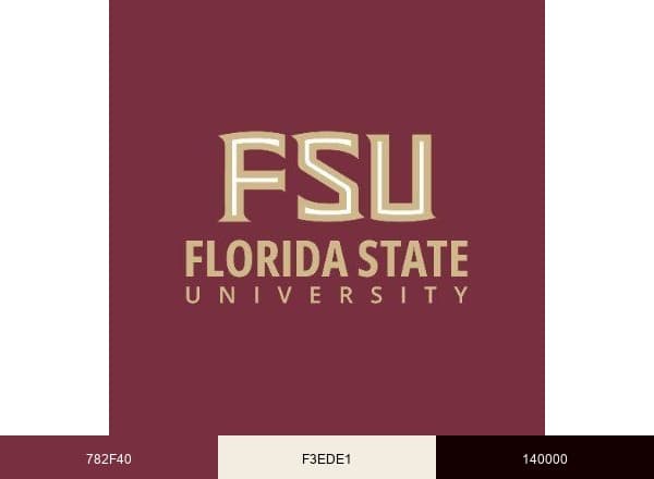 Florida State University brand color palette