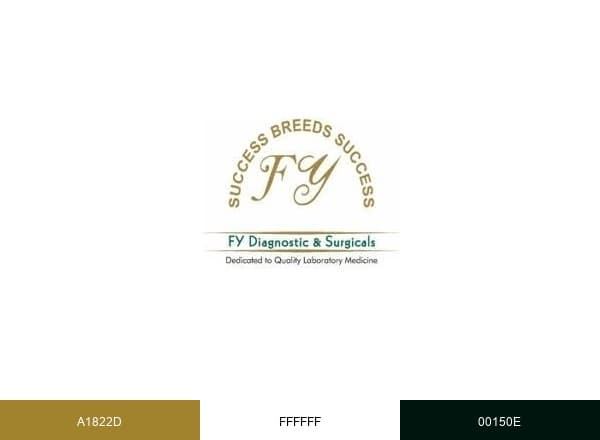 FY Diagnostic & Surgicals brand color palette