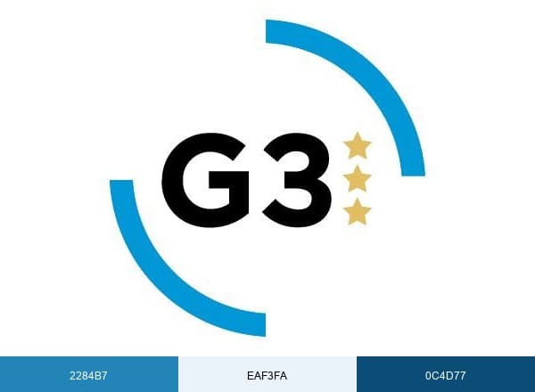 G3 Global Services brand color palette