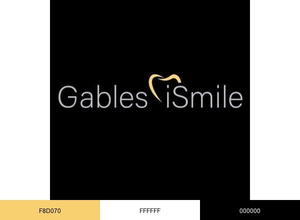 Gables Ismile brand color palette