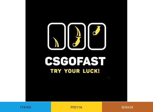 Csgofast brand color palette