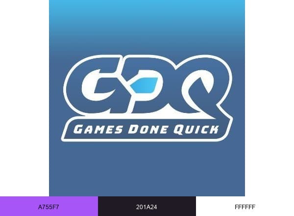 Games Done Quick brand color palette
