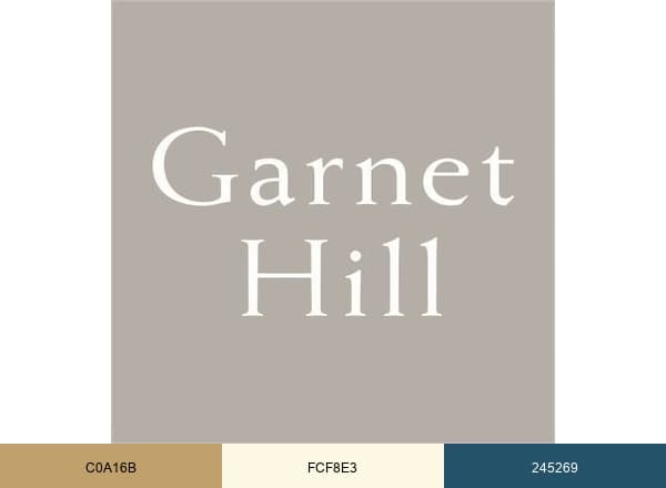 Garnet Hill brand color palette