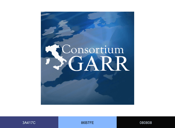Rete GARR brand color palette