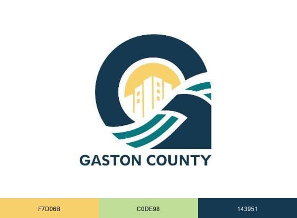 Gaston County Government brand color palette