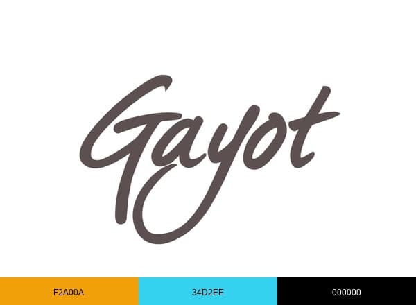 GAYOT.com brand color palette
