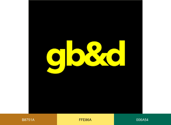 Gb&D Magazine brand color palette