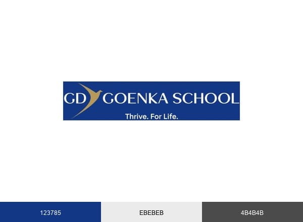 G.D. Goenka Public School brand color palette
