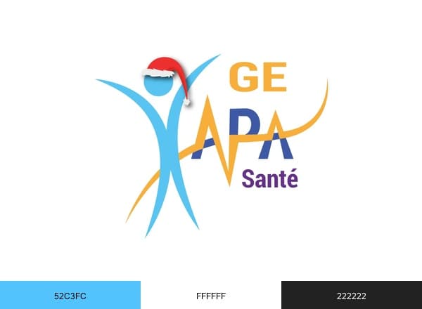 GE APA Santé brand color palette