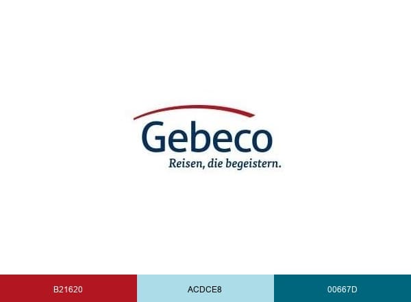 Gebeco brand color palette