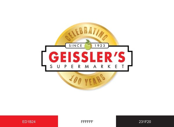 Geissler's Supermarket brand color palette