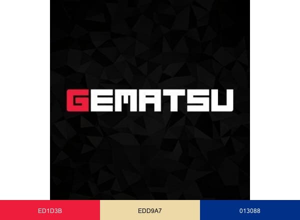 Gematsu brand color palette