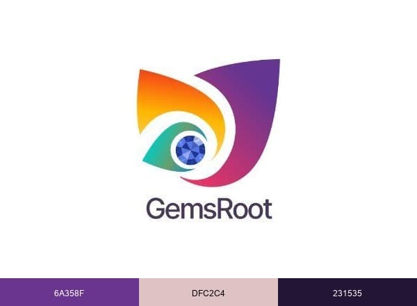 GemsRoot brand color palette