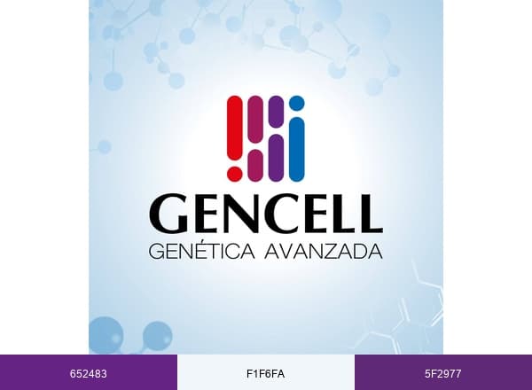 Gencell brand color palette