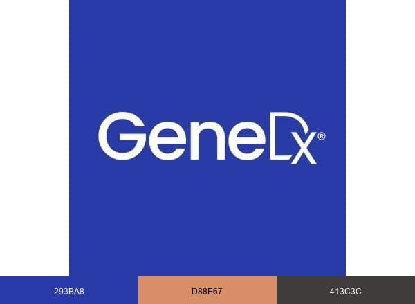 GeneDx brand color palette
