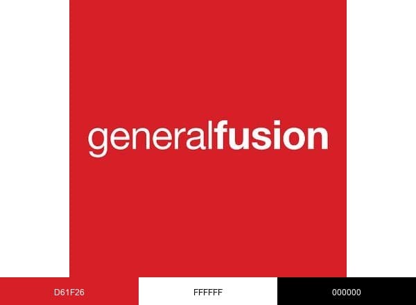 General Fusion brand color palette