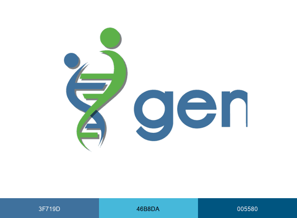 a GenLives brand color palette