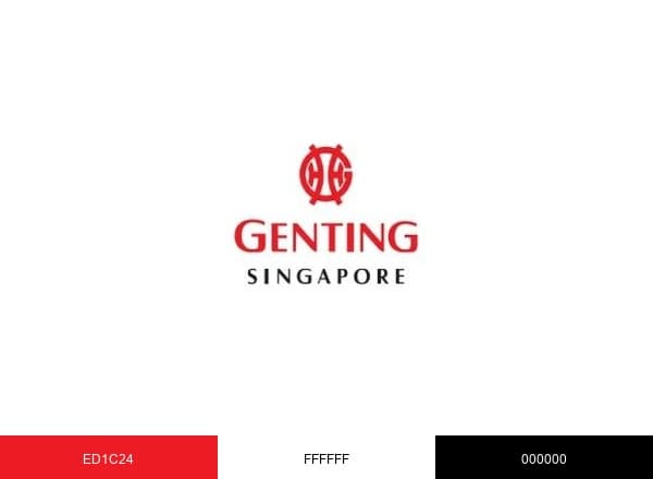 Genting Singapore brand color palette