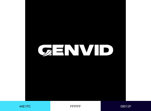 Genvid brand color palette