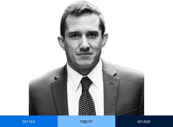 Josh Gerben brand color palette