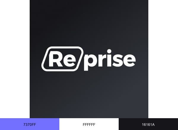 Reprise brand color palette
