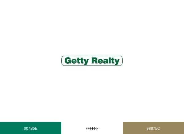 Getty Realty brand color palette