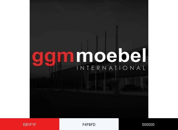 GGM Möbel brand color palette