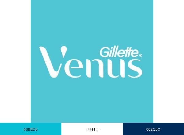 Gillette Venus brand color palette