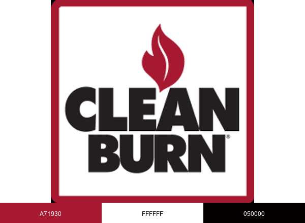 Clean Burn brand color palette