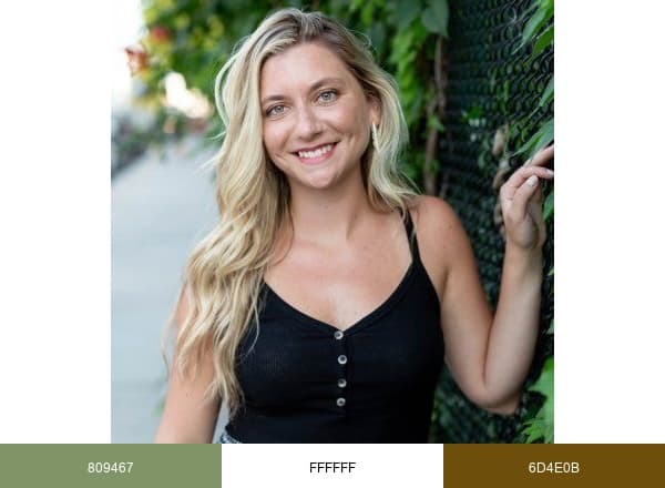 Alexa Federico brand color palette