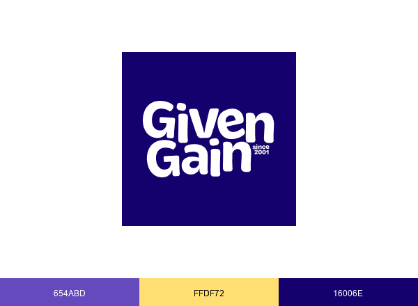 GivenGain brand color palette