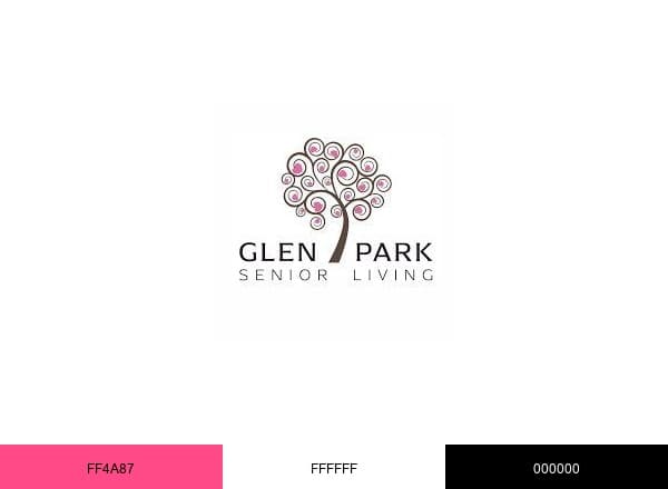 Glen Park Senior Living brand color palette