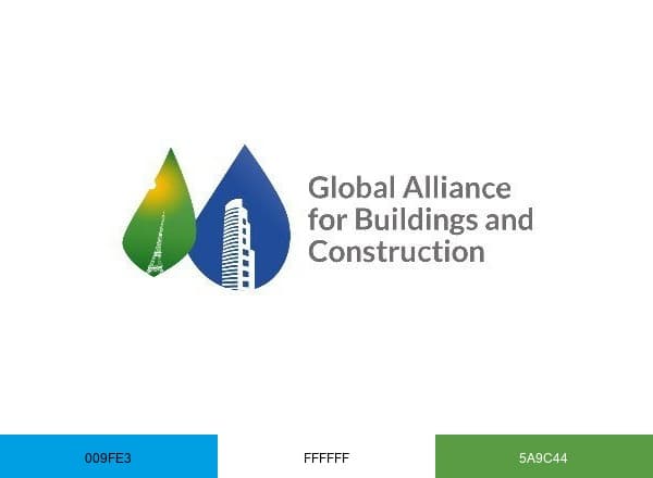 Global Alliance for Buildings and Construction brand color palette