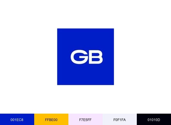 Global Blue brand color palette