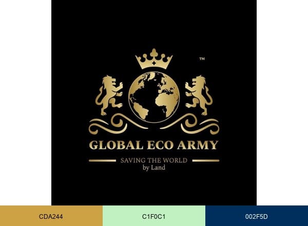 Global Eco Army brand color palette