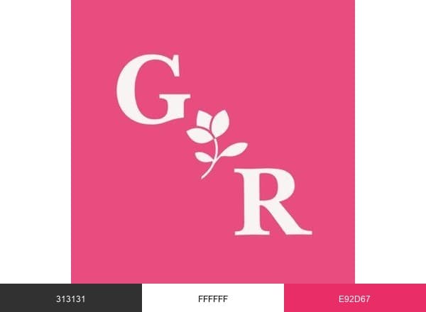 Global Rose brand color palette