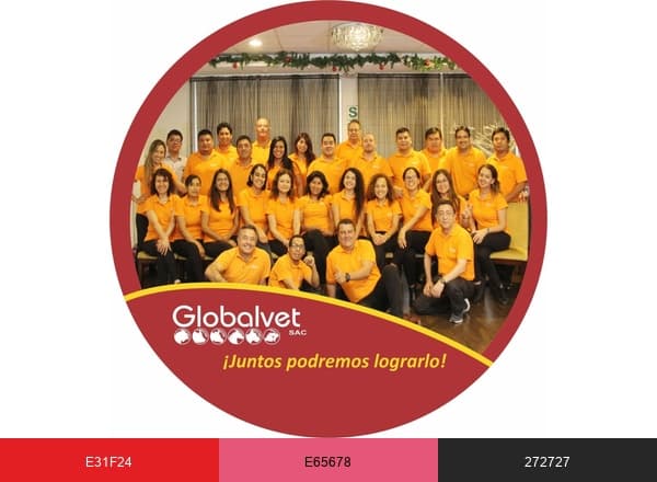 Globalvet Group brand color palette