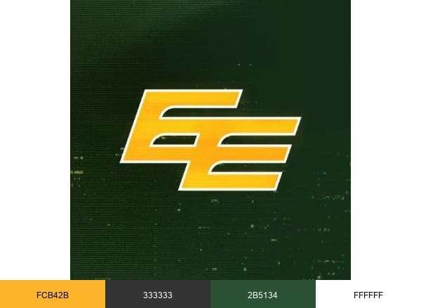 Edmonton Elks brand color palette