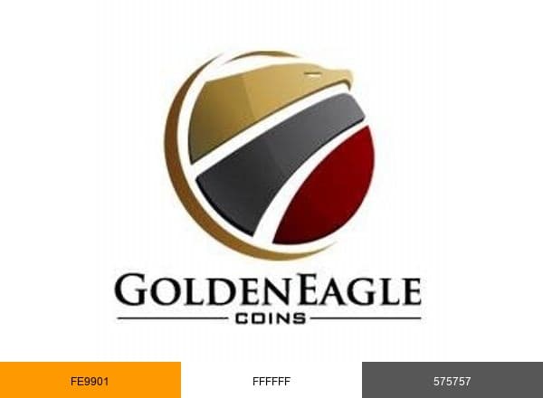 Golden Eagle Coins brand color palette